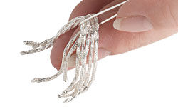 chain draped on length of wire